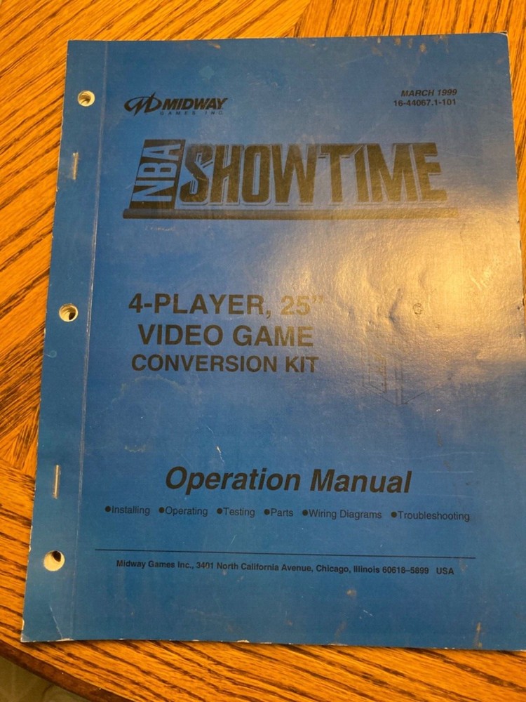 NBA Showtime Manual