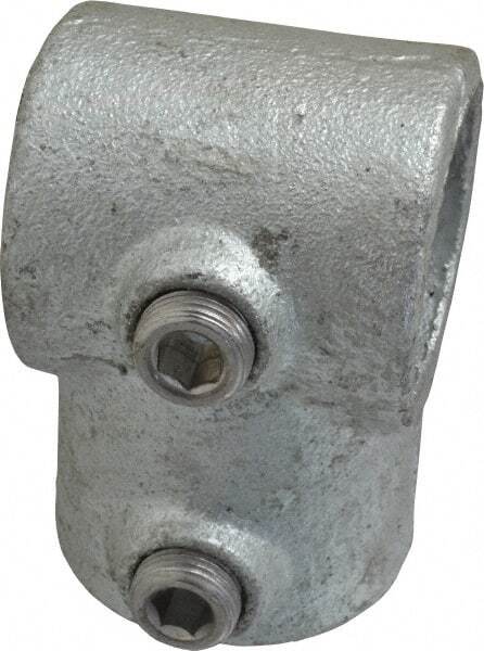 PRO-SAFE Galvanized Pipe Rail Fitting: Single Socket Tee for 1-1/4" Pipe