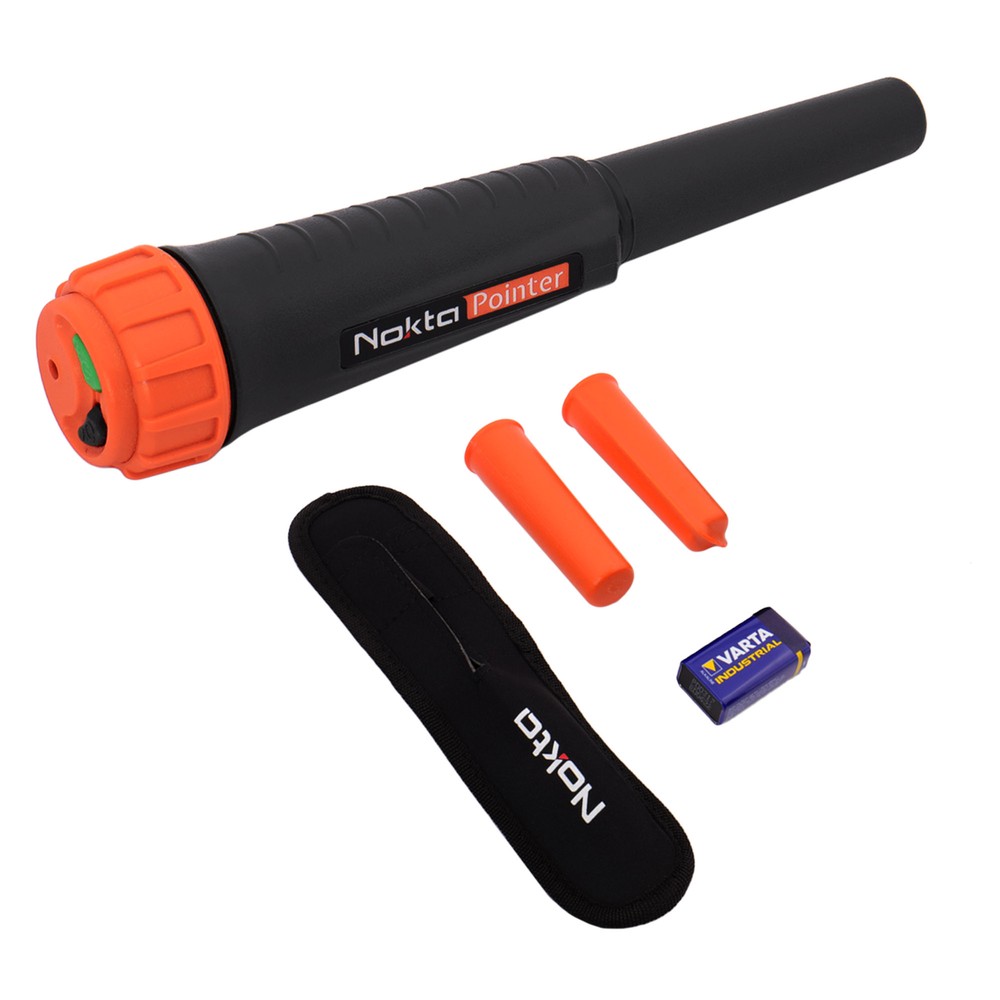 Nokta Pointer Waterproof Pinpointer Metal Detector with Holster, & Digger