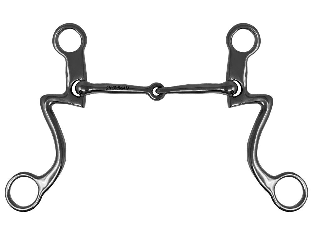 Showman Western Seven Shank Smooth Snaffle Bit