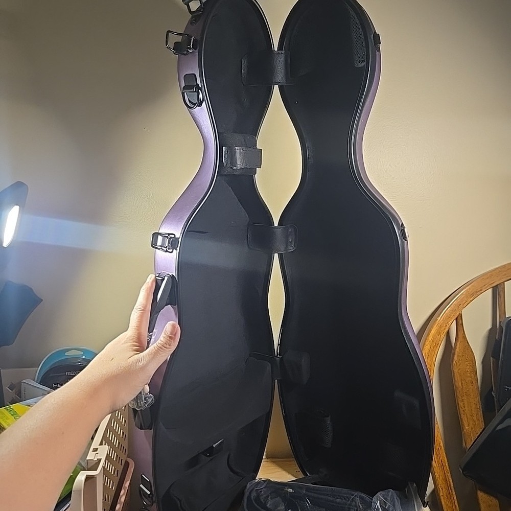VIOLIN CASE-Cello Shaped Full Size Durable Super Light