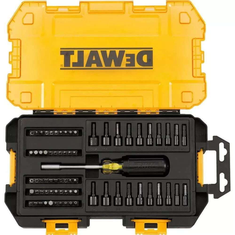 DEWALT 1/4 In. Multi-Bit and Nut Driver Set (70-Piece)