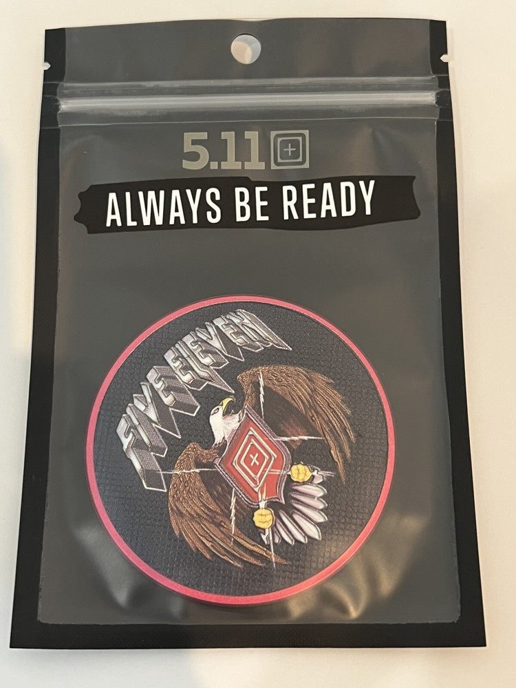 5.11 Tactical EAGLE ROCK Round Patch with Hook Backing  NEW