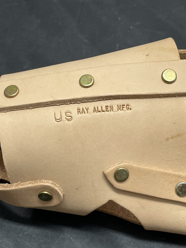 Ray Allen Mfg Leather Military Dog Muzzle New