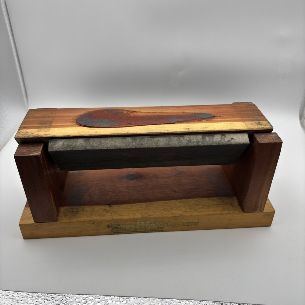 Vintage Smiths Tri Hone Knife Sharpener System READ