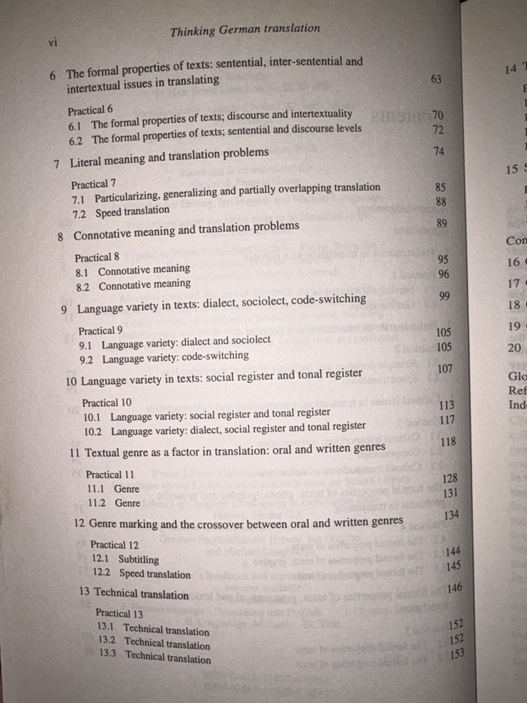 Thinking German Translation: A Course in Translation Method: A C