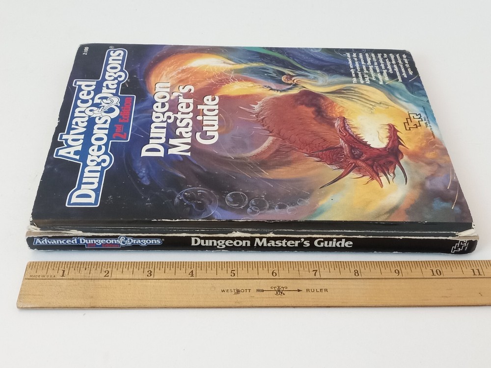 Advanced Dungeons & Dragons Dungeon Master's Guide 2nd Edition TSR 2100