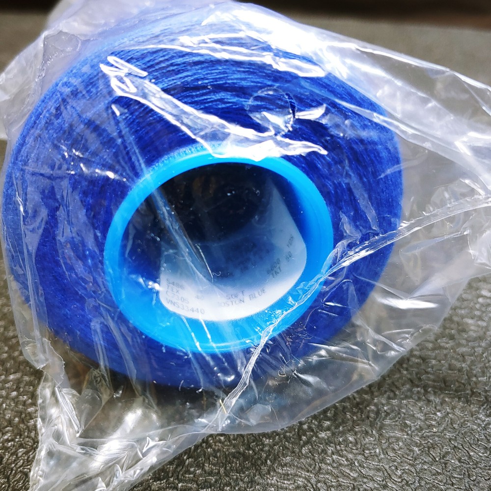 Coats Astra Tex40 Thread In Soft Boston Blue 100% Spun Poly 6000YD Cone
