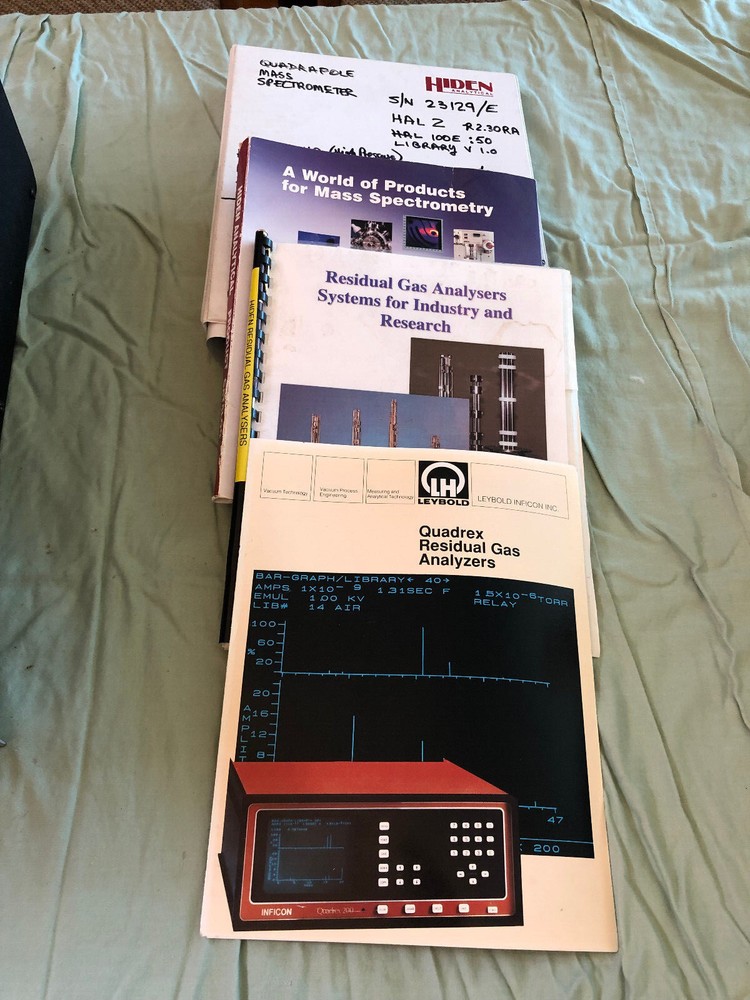 Hiden Residual Gas Analyzer Controller, Model HAL Quadrapole Mass Spectrometer