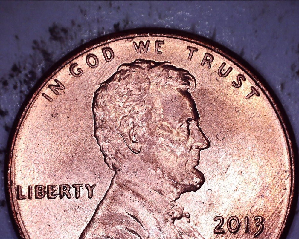 2013 P shield cent WDDO 007 extra thickness on liberty