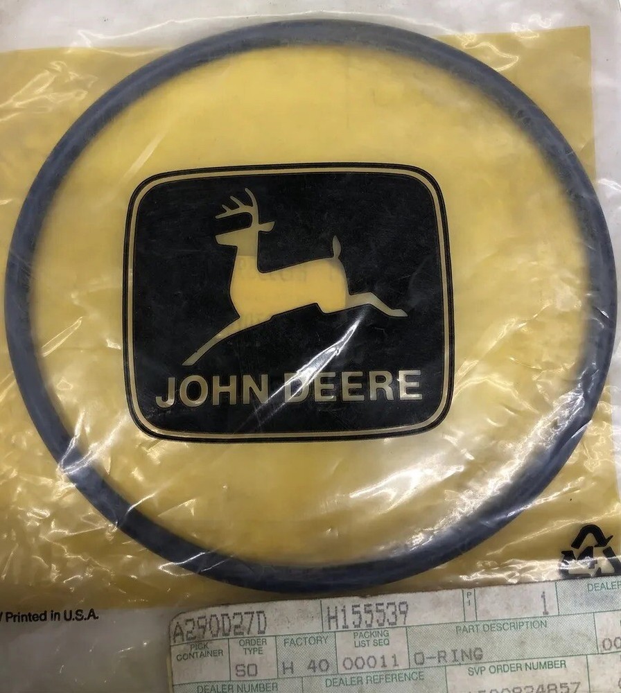 John Deere H155539 Seal O-Ring