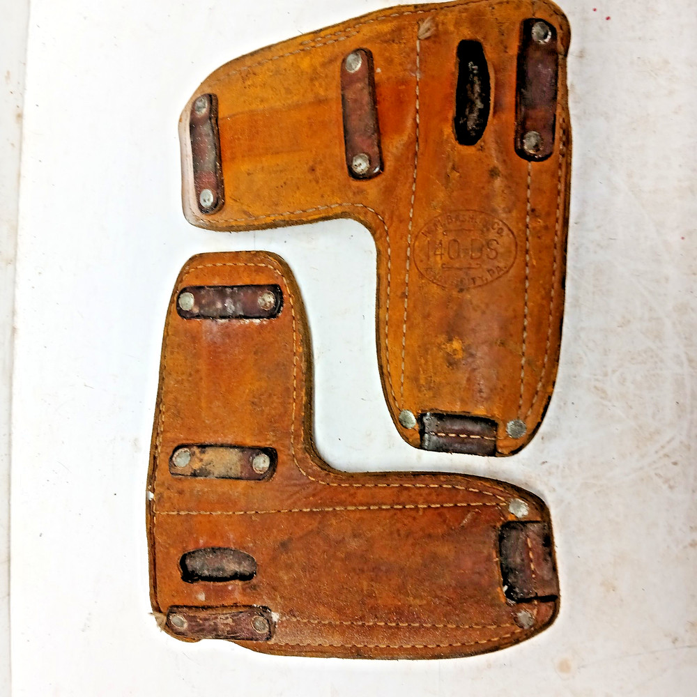 2 EACH, BASHLIN, MODEL 140D, L PADS, FOR POLE OR TREE CLIMBERS, USED