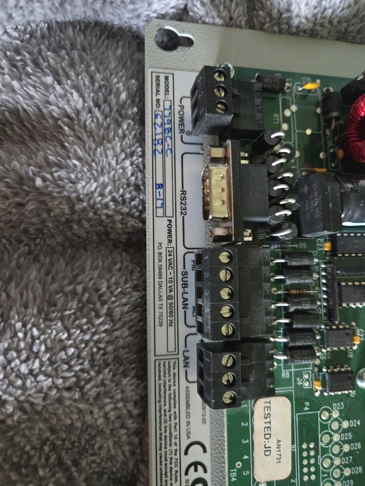 CSI TAC 7798-C Controller Sub Lan Interface (SLI) Schneider INET 7798C-C