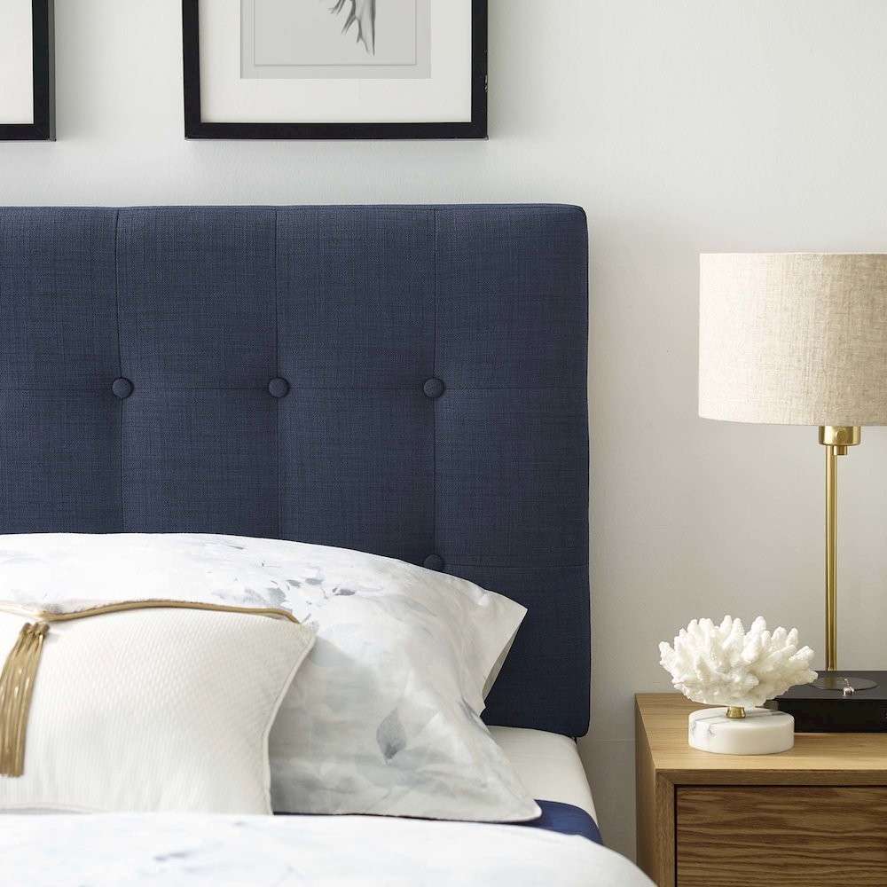 Emily Upholstered Fabric Twin Headboard