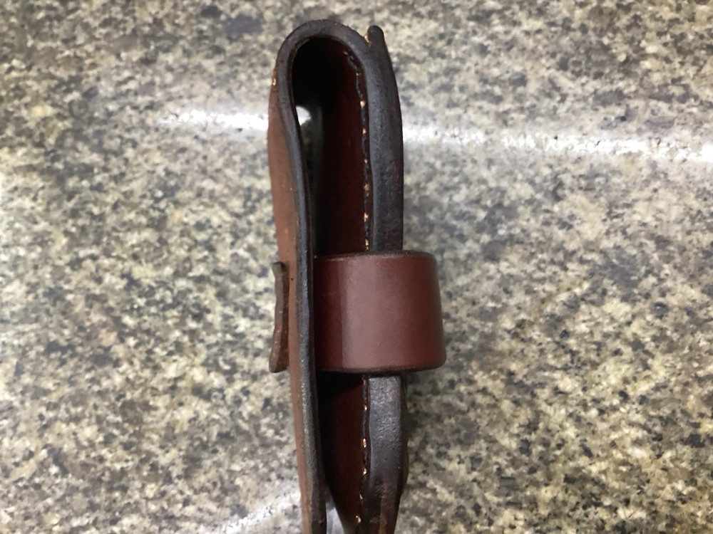 Leather Folding Knife Case Sheath Folding Hunter 5 1/4" Size (Sheath Only)