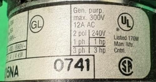 Telemecanique 9003 K2E005NA Cam Switch