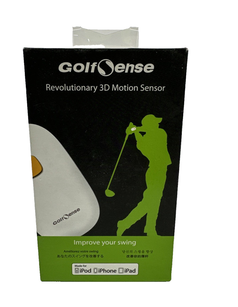 GolfSense 3D Motion Sensor Golf Swing Analyzer Training Aid iPhone Bluetooth