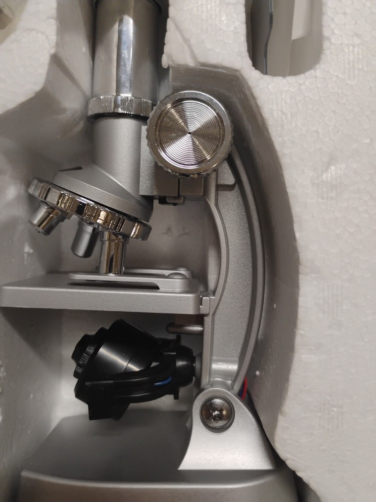 Vintage 4-Way Microscope Set 750x Visual Research Japan Complete Open Box