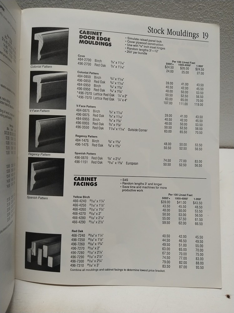 Frank Paxton Lumber Co. Catalog Industrial Wood Work