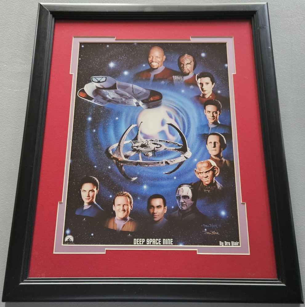STAR TREK ~ Deep Space Nine ~ By Dru Blair - FRAMED
