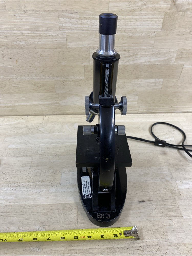 Unitron Phase mph 107978 Student Microscope HEAVY 11.5 lbs. WORKS