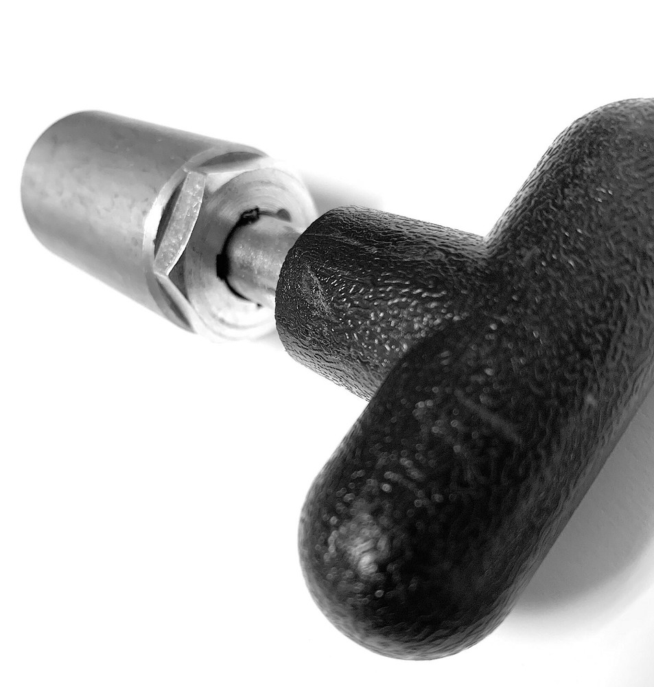 T Handle Spring Loaded Steel Body Pull Pop Pin 3/8" Locking Straight H