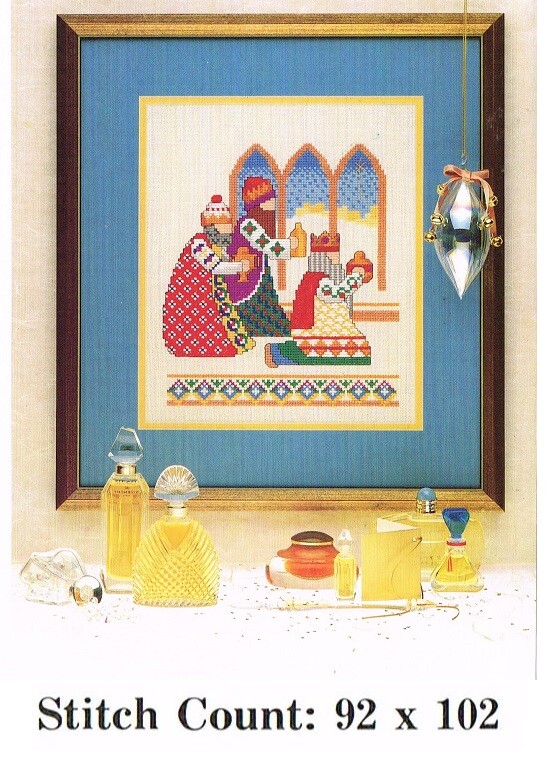 THREE KINGS  CROSS STITCH  PATTERN ONLY -   3AN