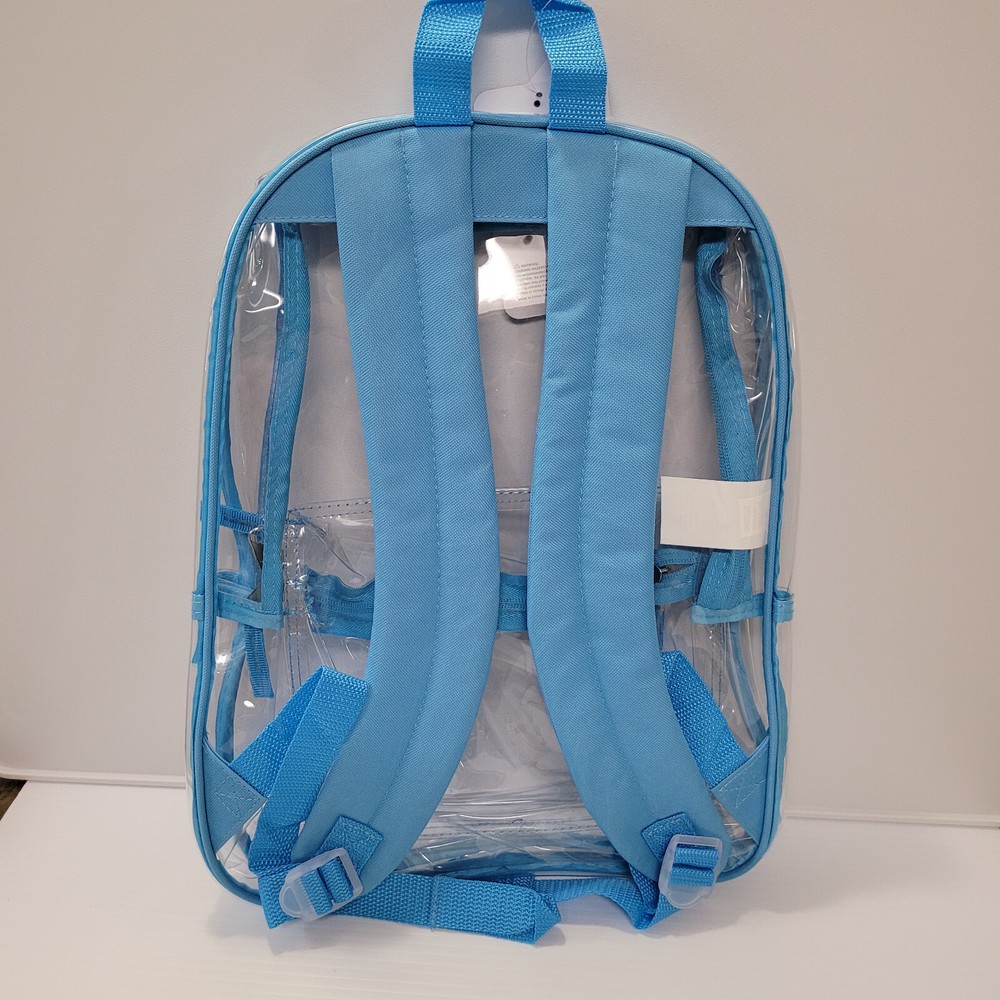 BioWorld Clearview BackPack w Turquoise Trim