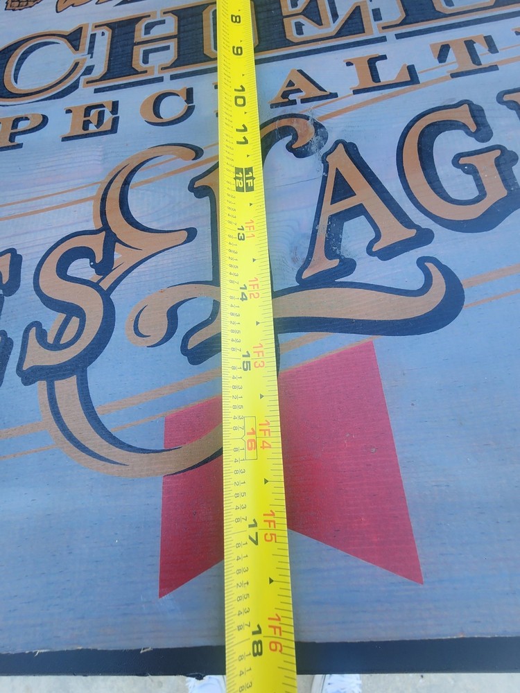 Rare Wood Michelobe Sign