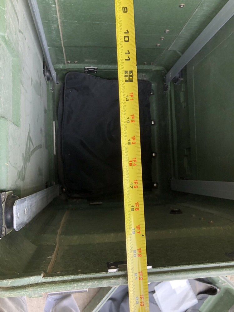 Hardigg Style Rack Mount Case General Dynamics Military Electronics Crate 38.5"