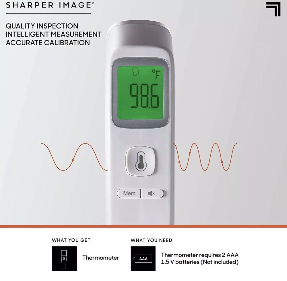 Sharper Image Touchless Thermometer NEW #1