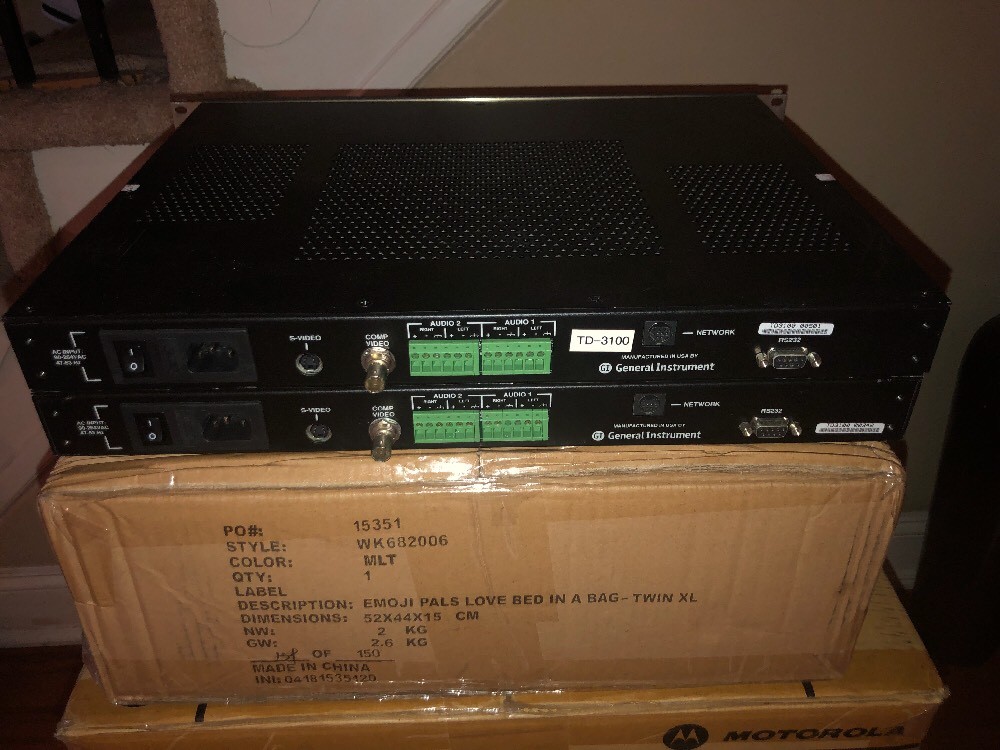 MAGNITUDE TD-3100 PROFESSIONAL TERRESTRIAL DECODER TD-3100 GENERAL INSTRUMENTS