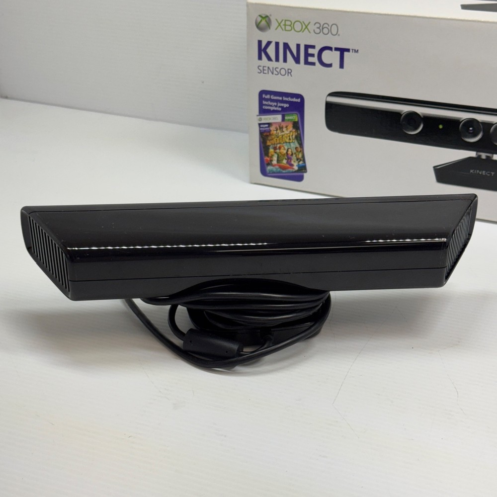 XBOX 360 Kinect Sensor in Open Box + Kinect Adventures game