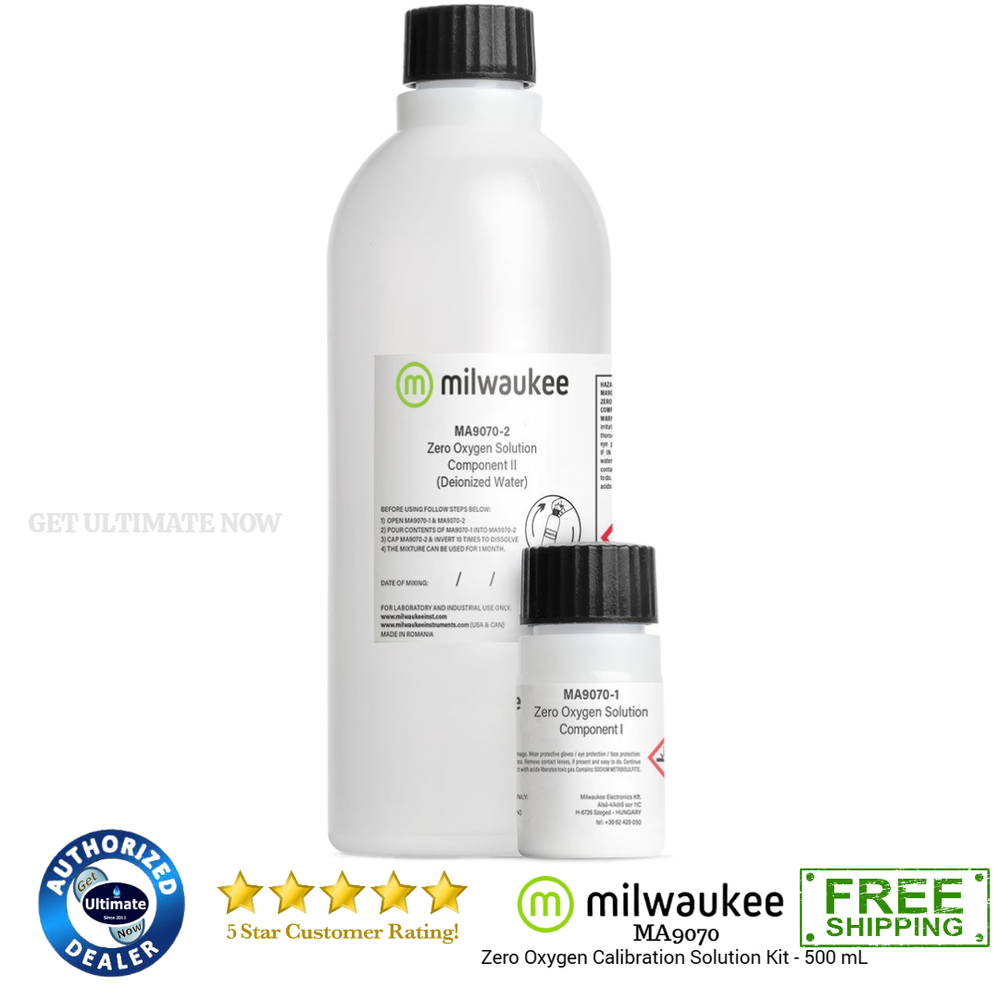 Milwaukee MA9070 Zero Oxygen Solution (500ml) + 12 g for MW600