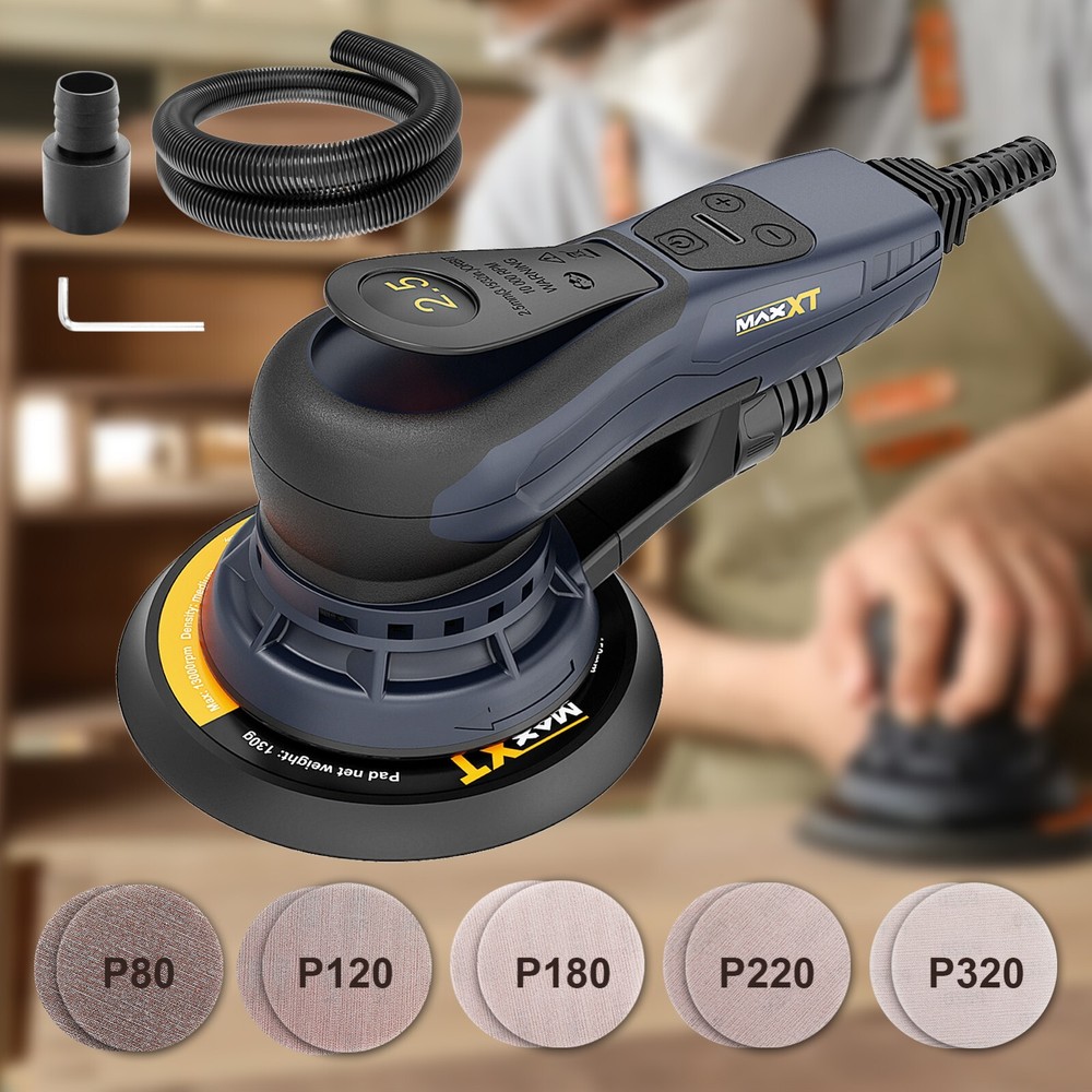 MAXXT Random Orbital Sander Brushless 350W Variable Speed 150mm (6")