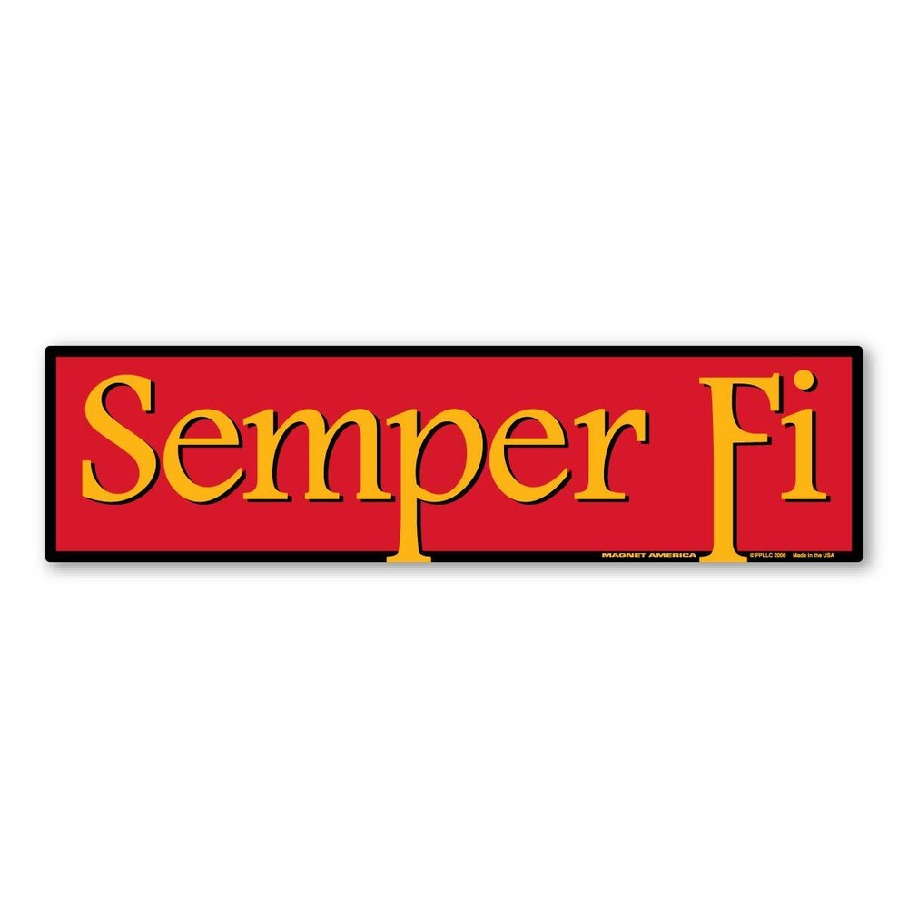 Semper Fi Bumper Strip Magnet