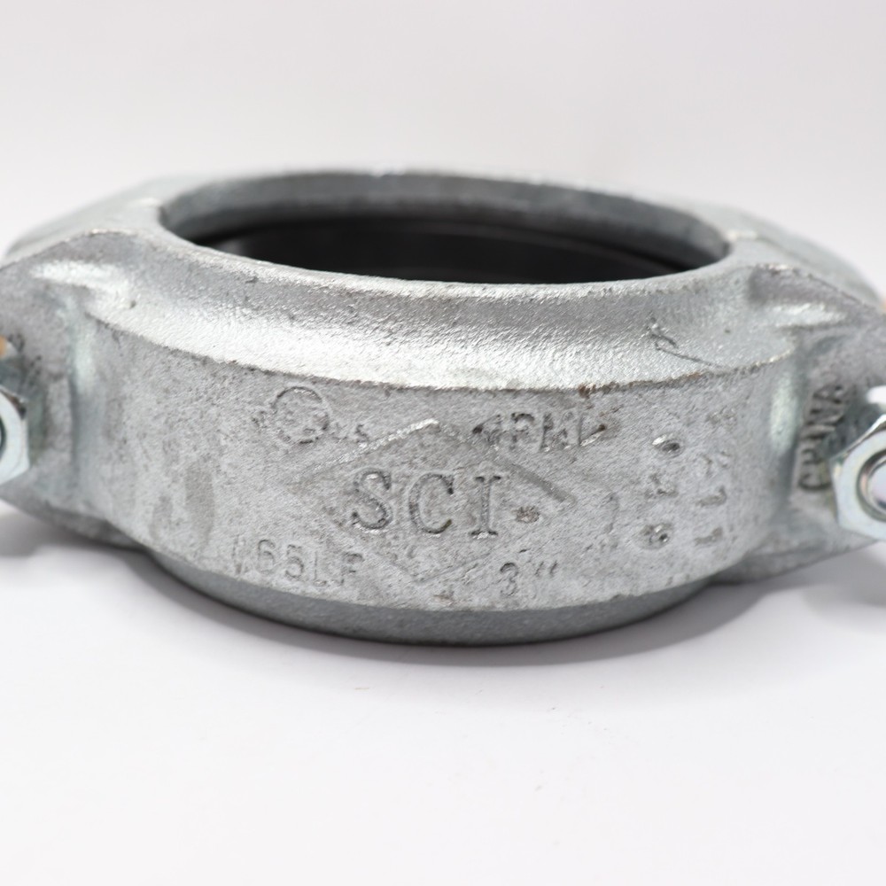 SCI Cooplok Grooved Flexible Coupling Silver 3" 65LF