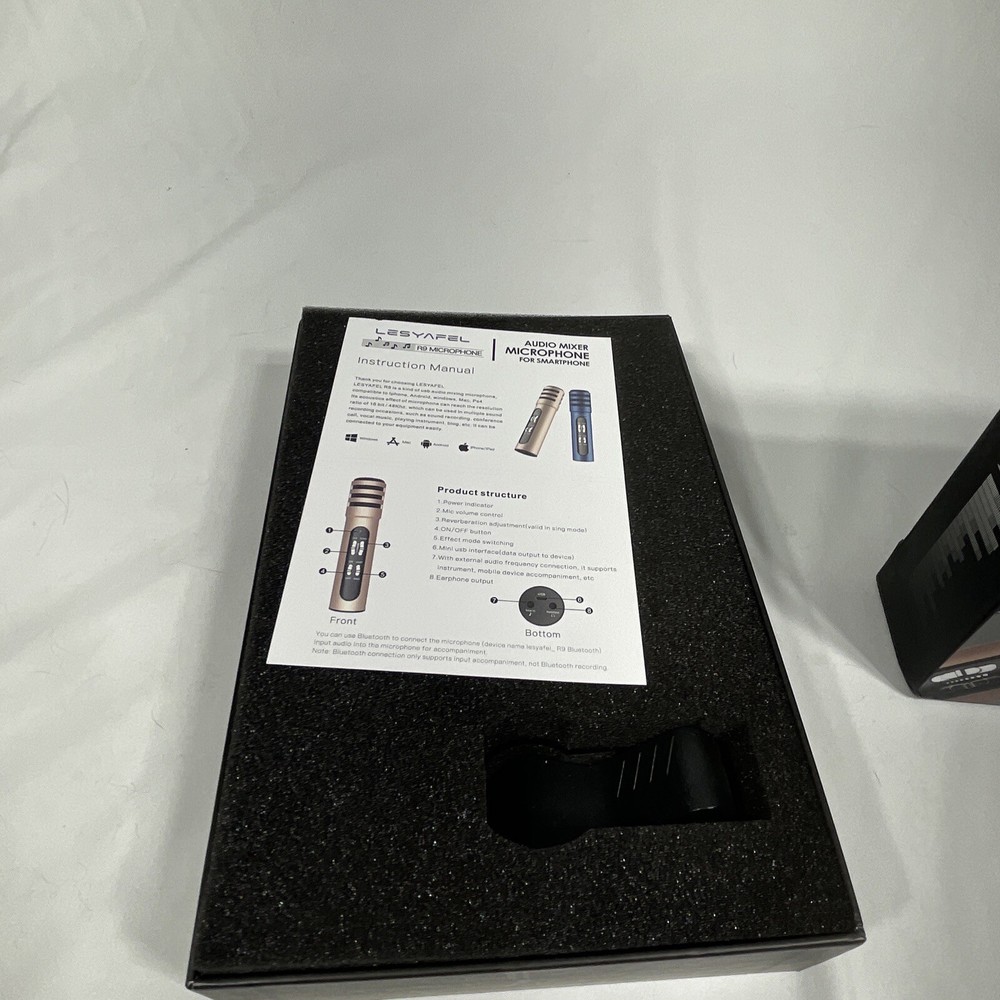 Audio Mixer Recording Microphone for iPhone,Android,PS4,Mac and Windows