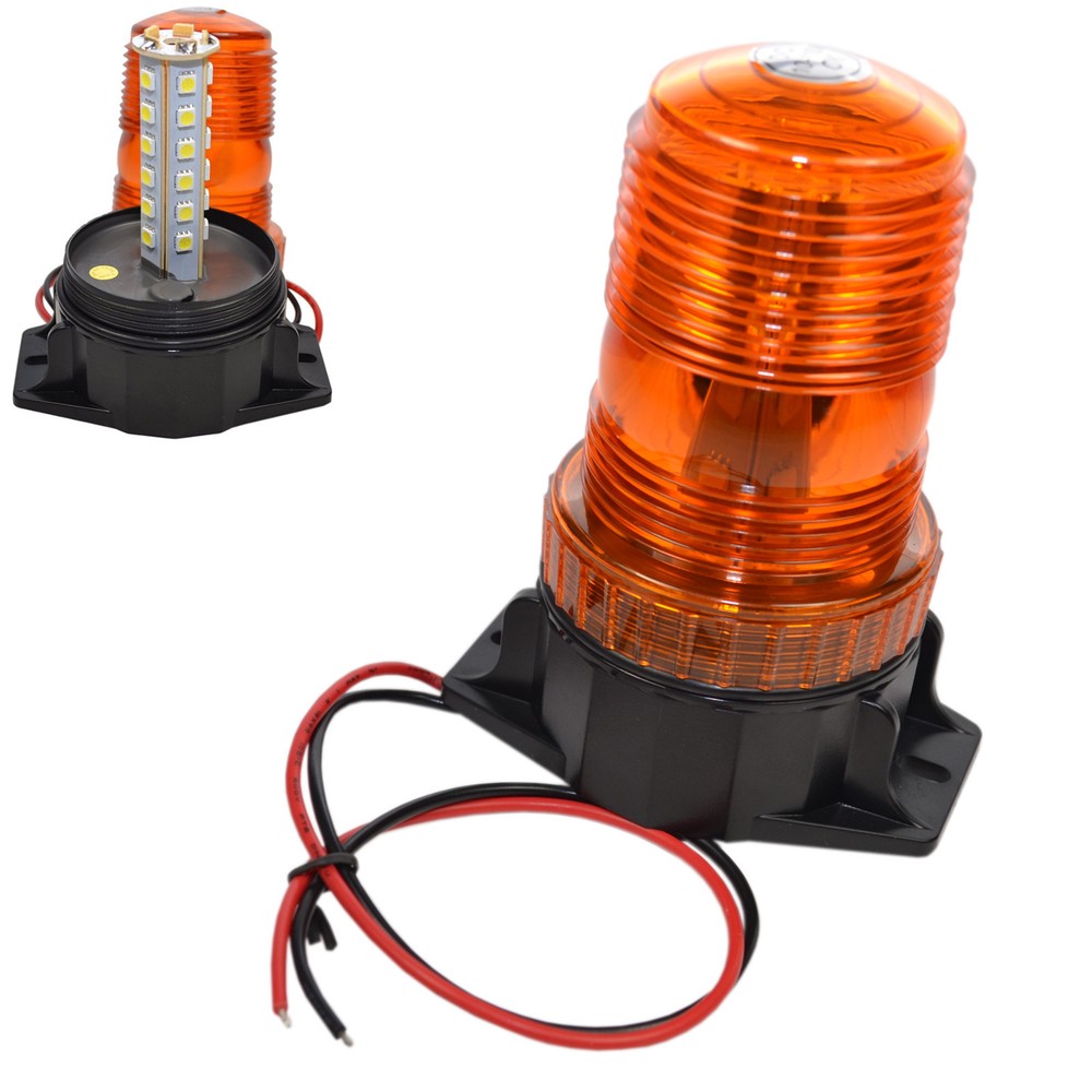 360 Degrees Mini Beacon Amber Warning Strobe Light for Cushion Forklift Hyster