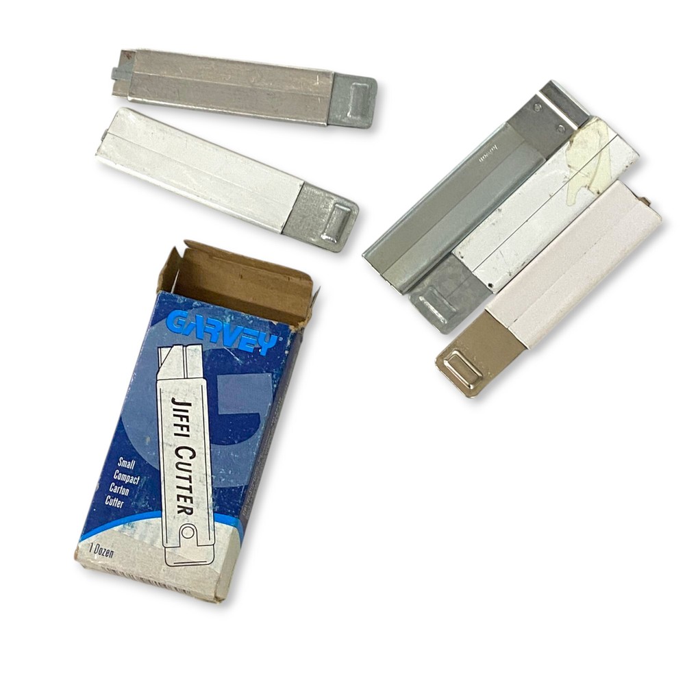 Garvey Assorted Jiffi Cutter, Small Compact, Utility Knives, 17 Pcs