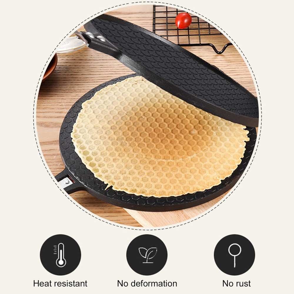 Cone Maker, Non-Stick Waffle Cone Maker, Electric Egg Roll Pan, 8.5In Crispy ...