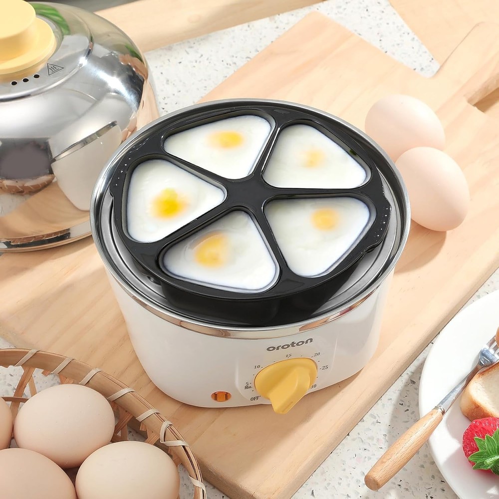 Versatile Egg Cooker: 9-Egg Capacity & Three Cooking Modes for All Styles