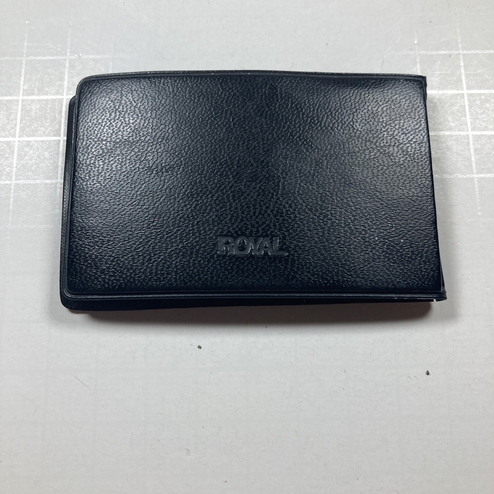 Royal Solar 40 Vintage Calculator with Case