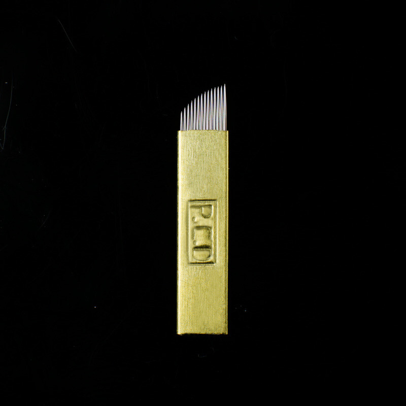 14F Pins Microblading pcd Needle Blade Permanent Makeup Eyebrow Tattoo Needles
