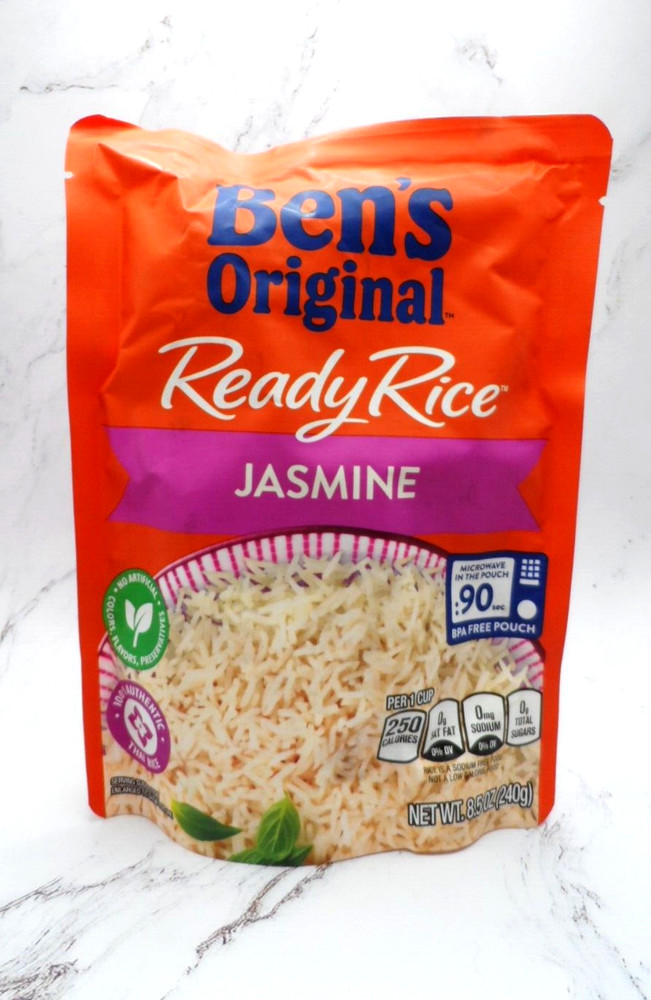 BEN'S Original Ready Rice JASMINE 100% Authentic Thai Rice Microwavable Exp07/25