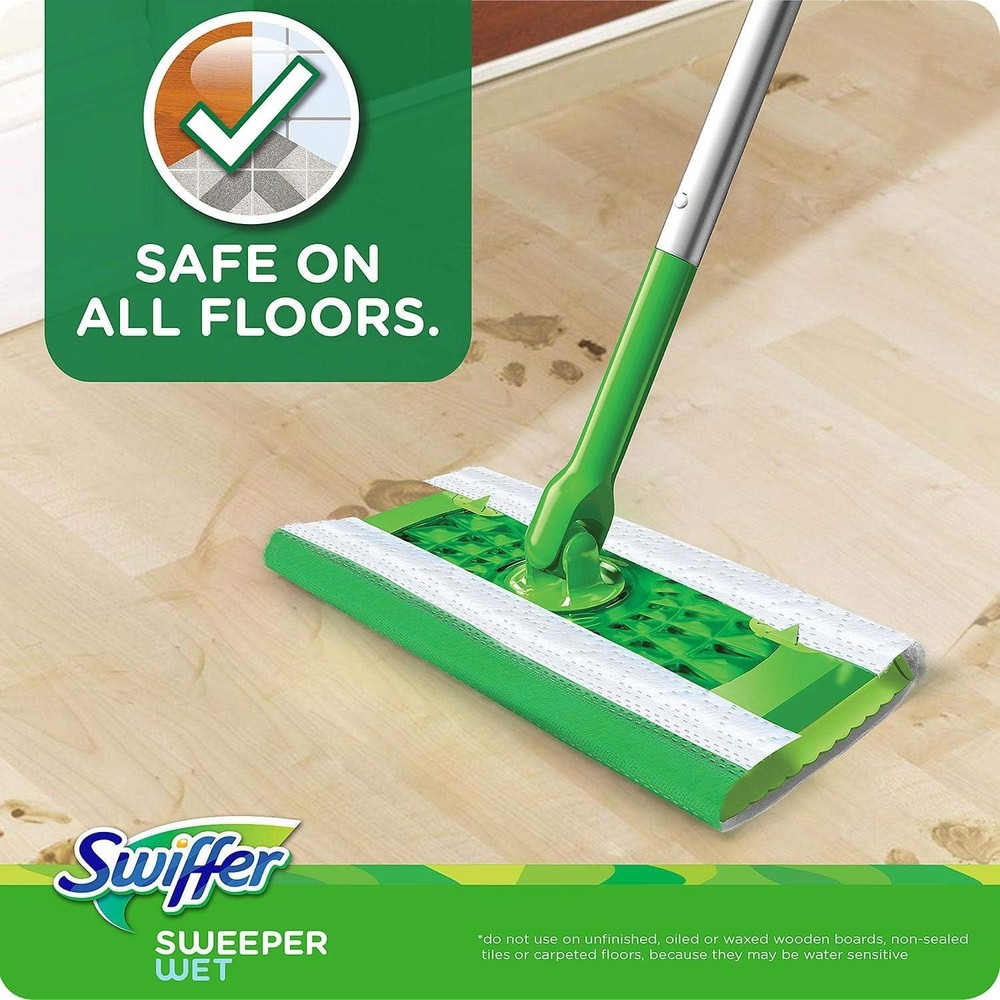 Sweeper Wet Cloth Refill, White