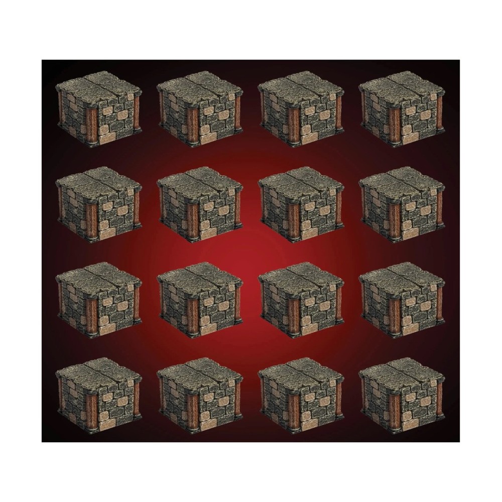 Dwarven Forge Dwarvenite Painted Elevation Block VG+/Mint