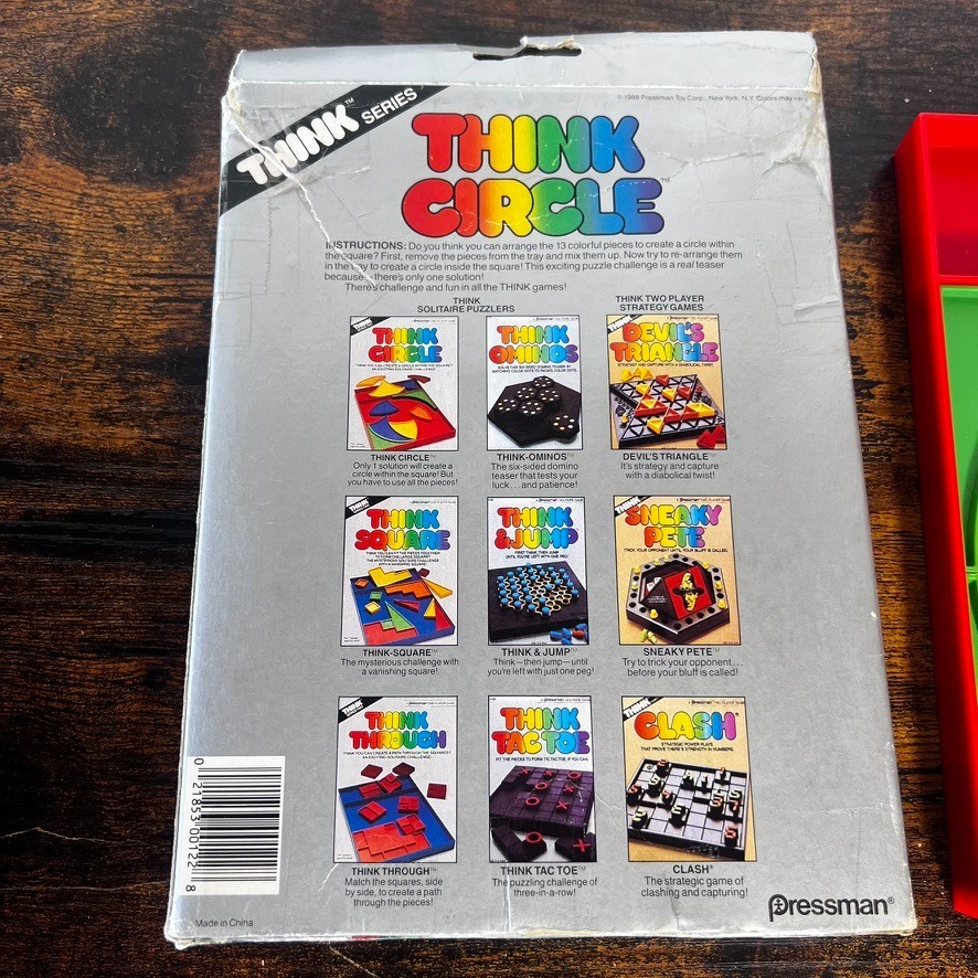Vintage 1988 “Think Through” Series Two Think Circle