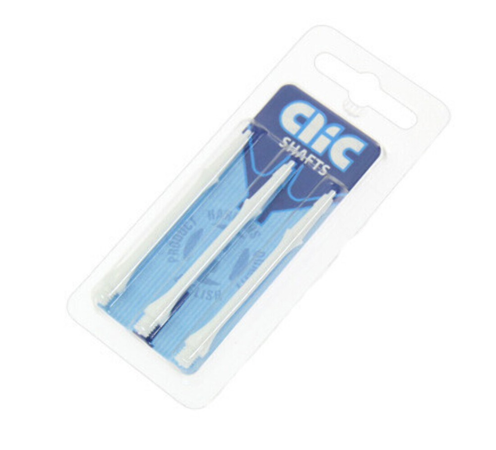 Harrows Clic Slim Medium 2ba Dart Shafts - White