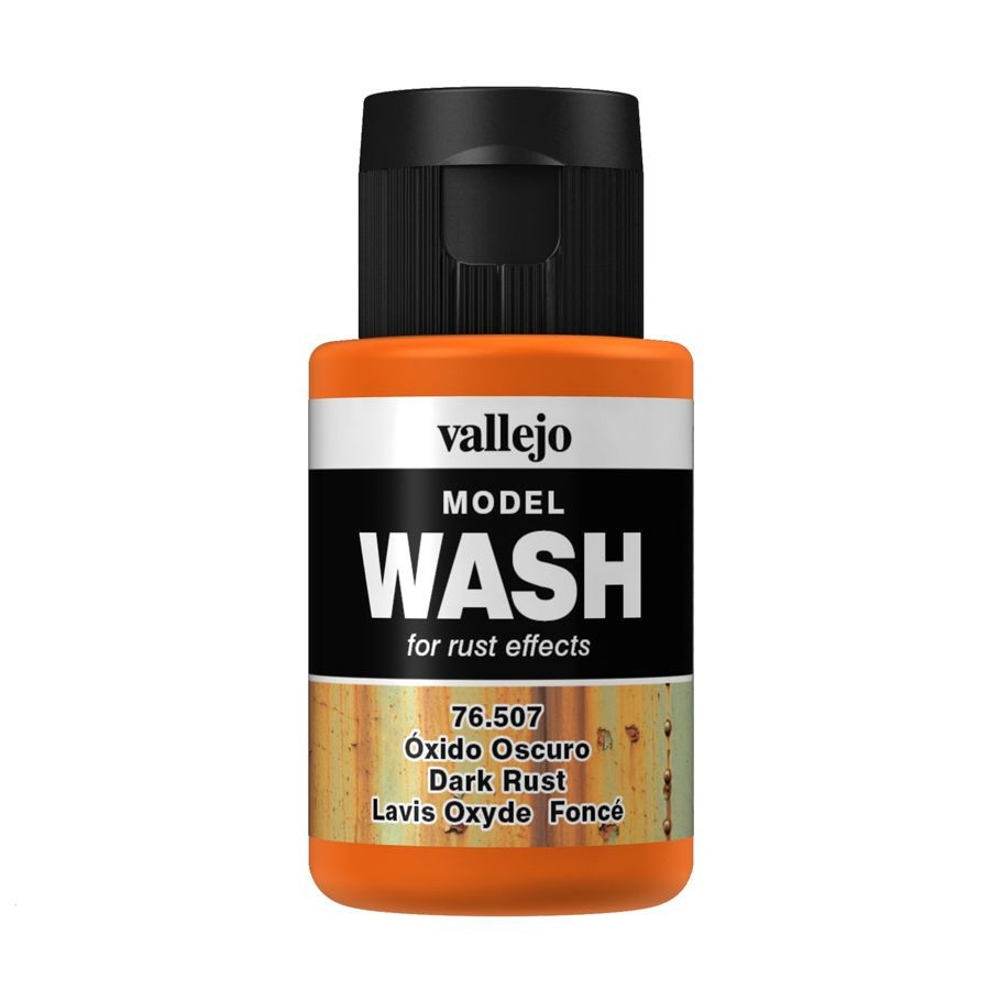 Vallejo Model Wash Dark Rust 35Ml Paint Effects